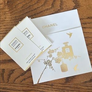 CHANEL Coco Mademoiselle L’EAU Privee 2pc set with Chanel Note card & envelope